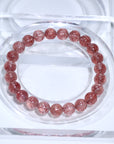 Strawberry quartz Crystal Bracelet