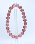 Strawberry quartz Crystal Bracelet