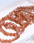 Orange Moonstone Crystal Bracelet