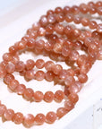 Orange Moonstone Crystal Bracelet