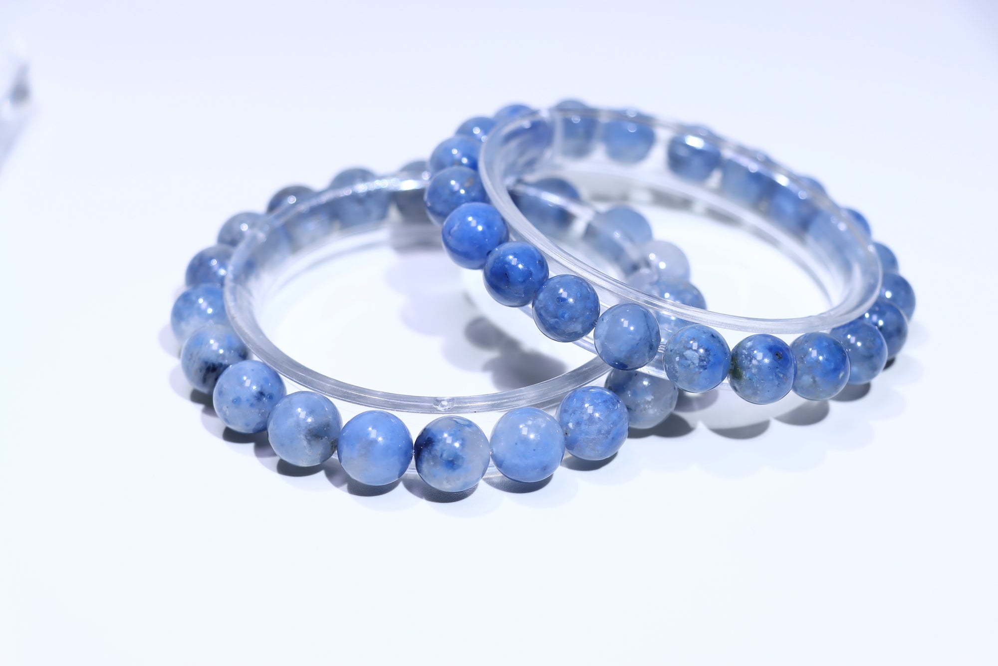 Blue Rutile Crystal Bracelet