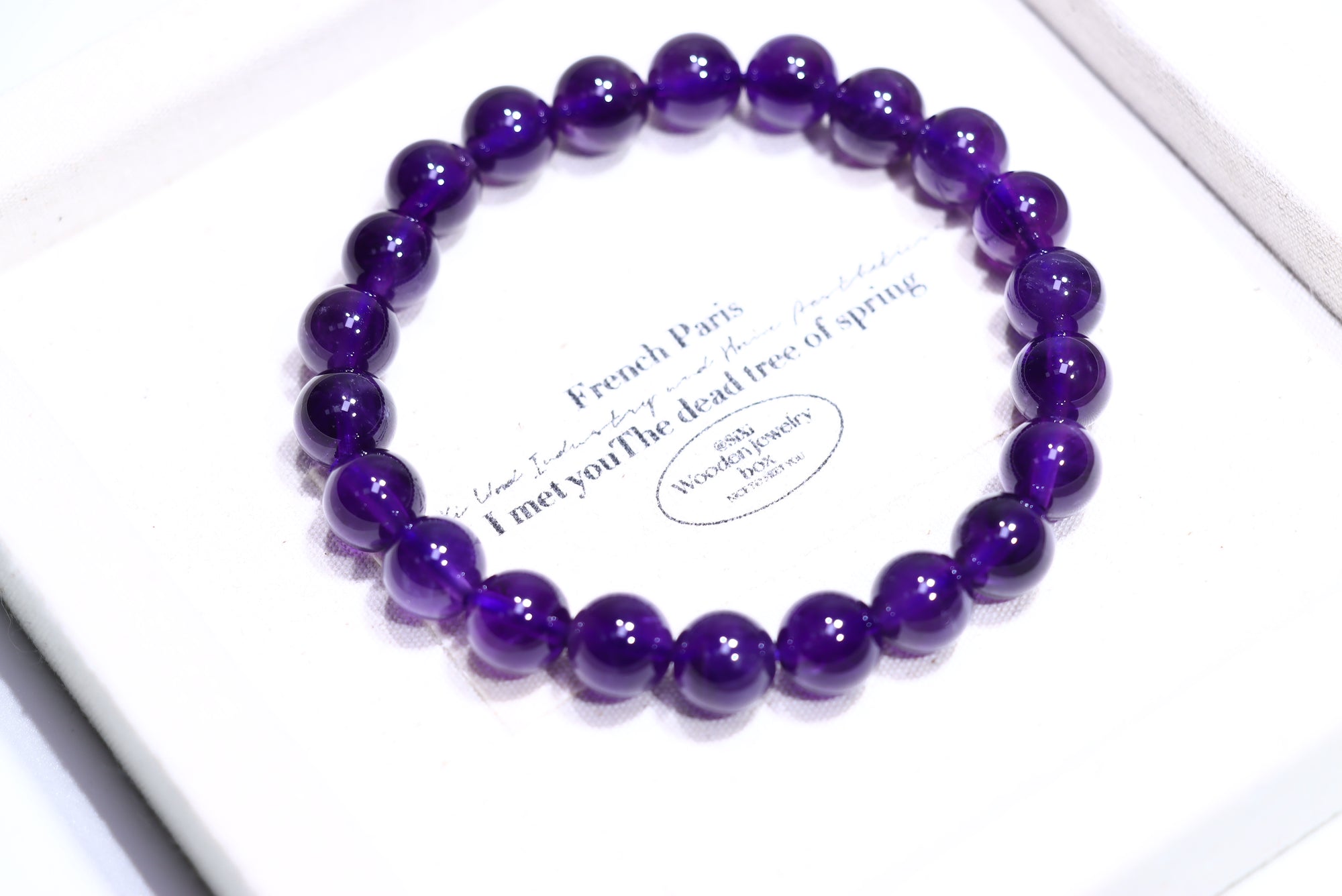 Amethyst Crystal Bracelet