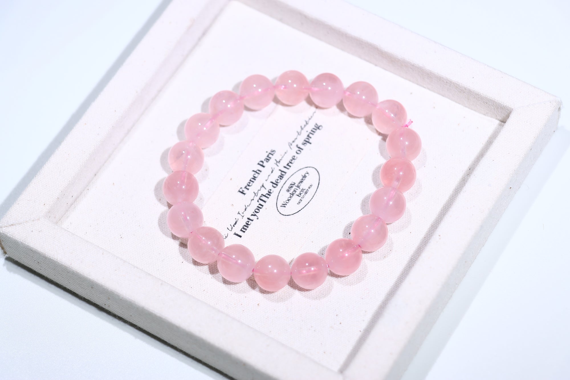 Rose Quartz Crystal Bracelet