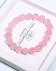 Rose Quartz Crystal Bracelet