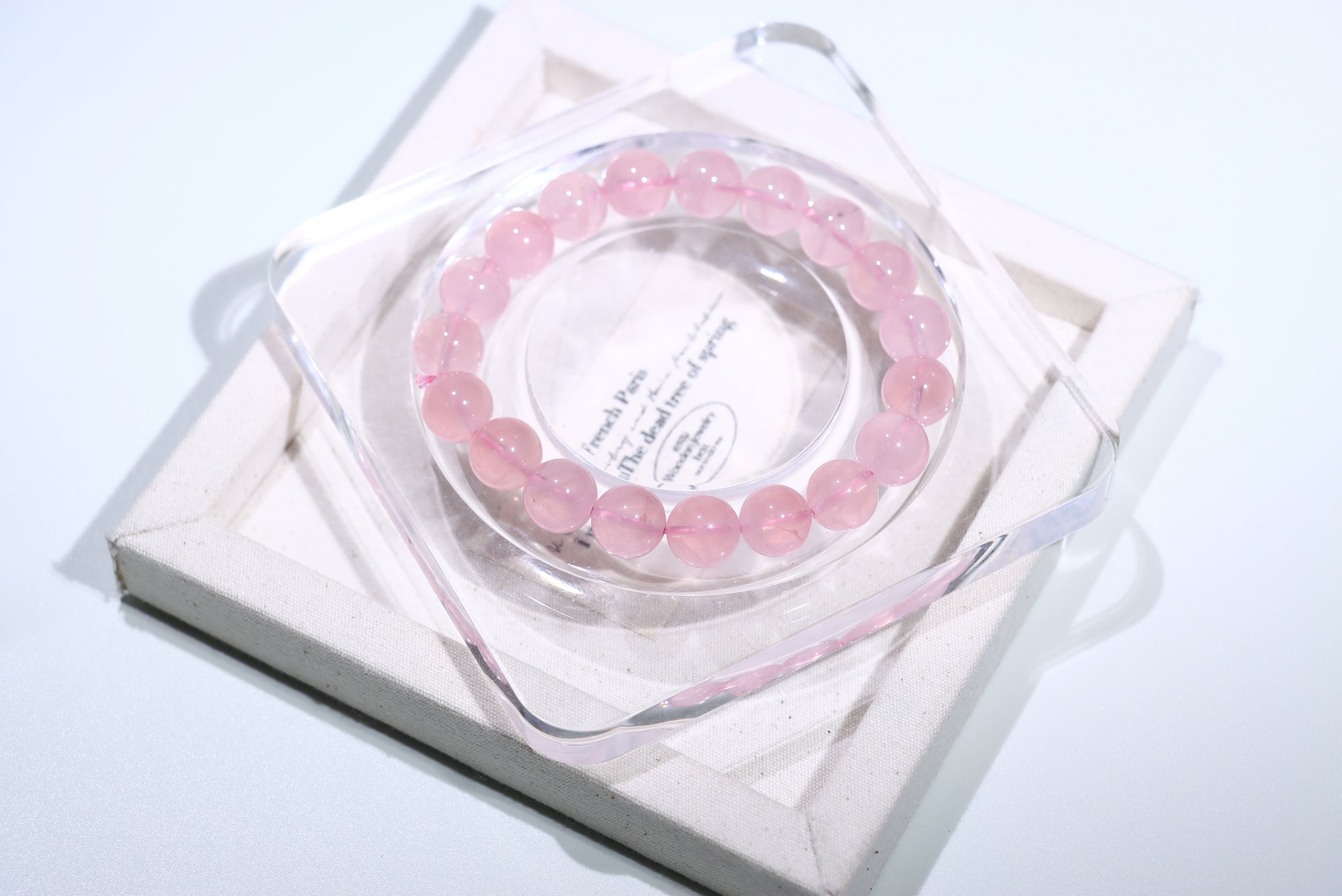 Rose Quartz Crystal Bracelet