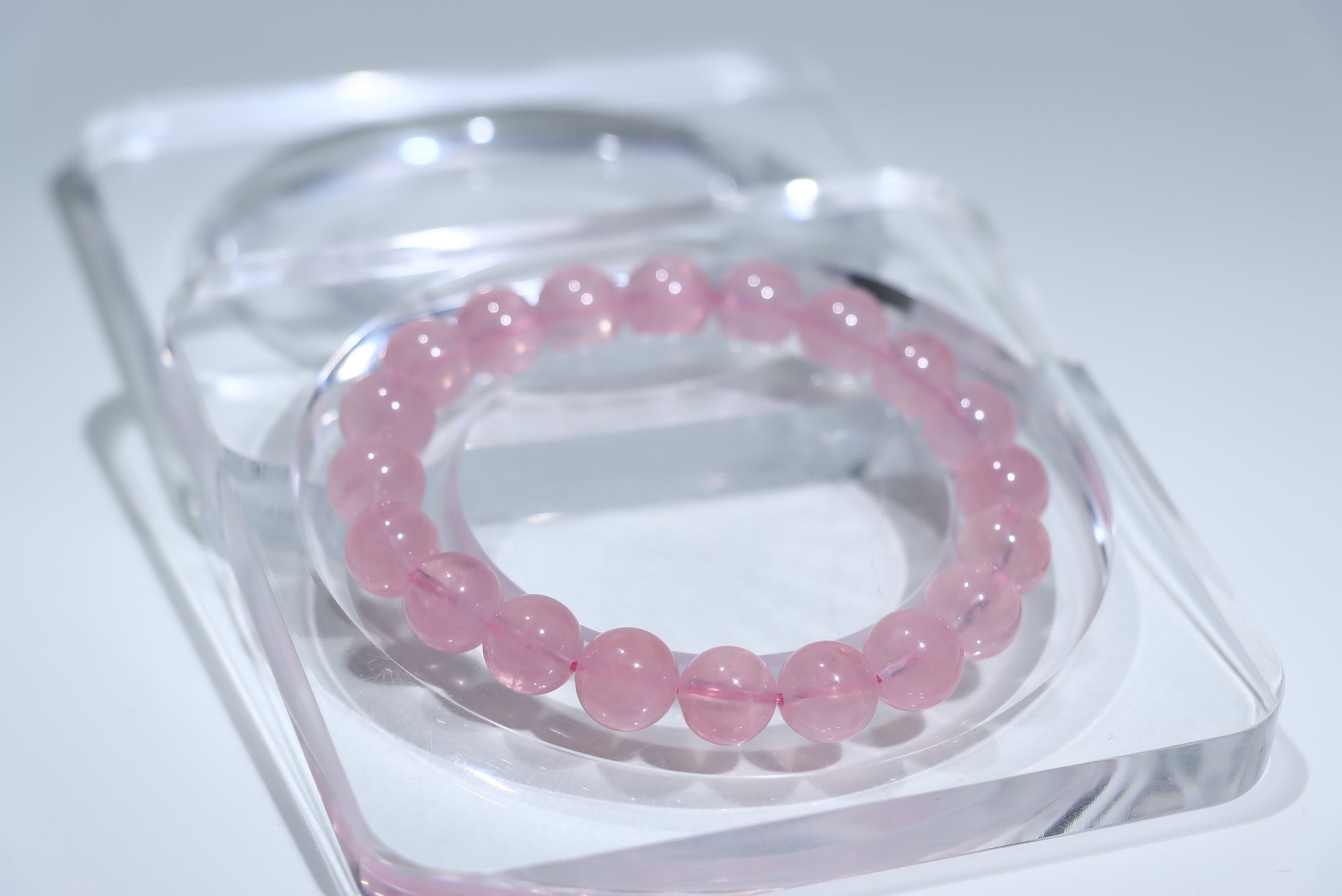 Rose Quartz Crystal Bracelet
