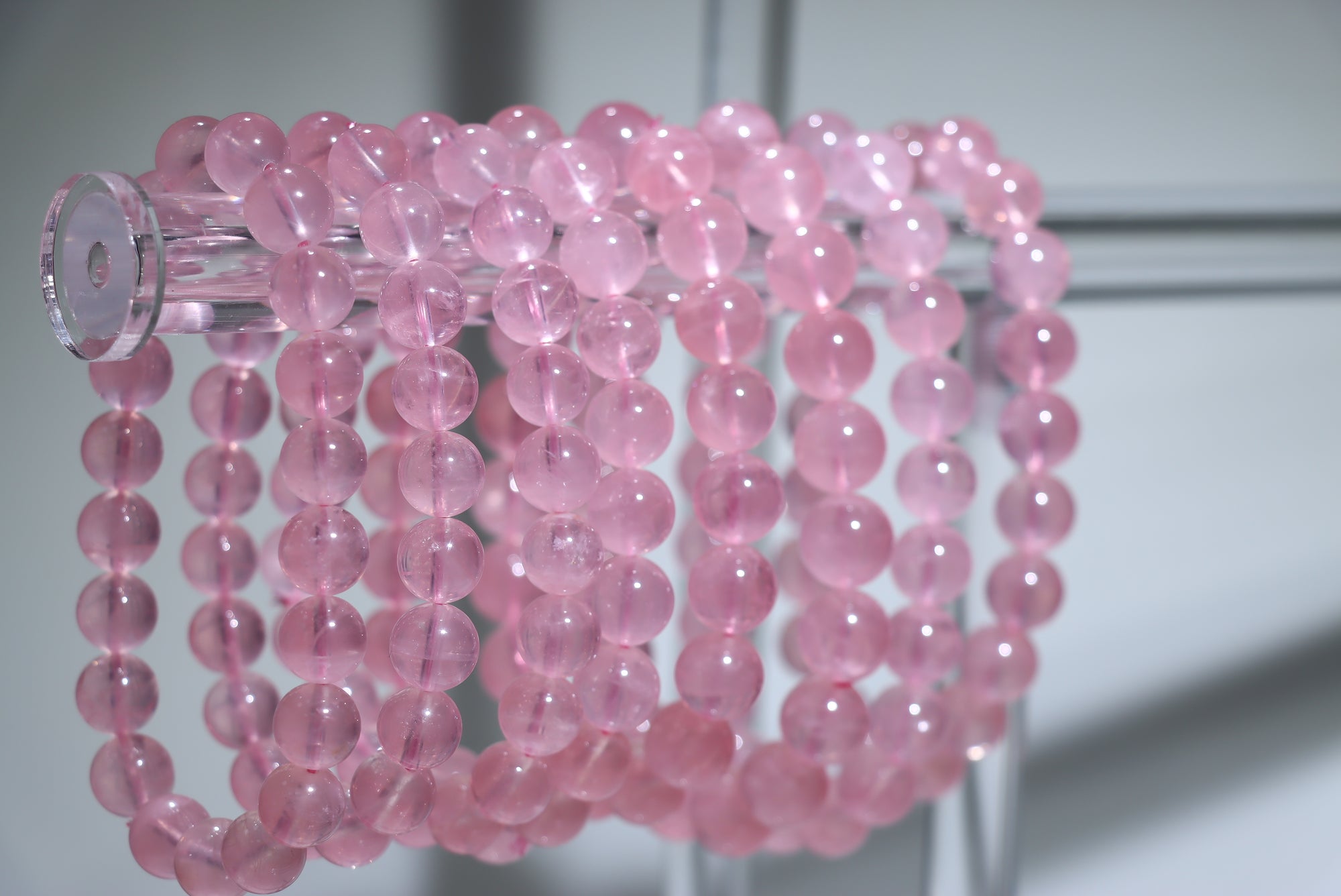 Rose Quartz Crystal Bracelet
