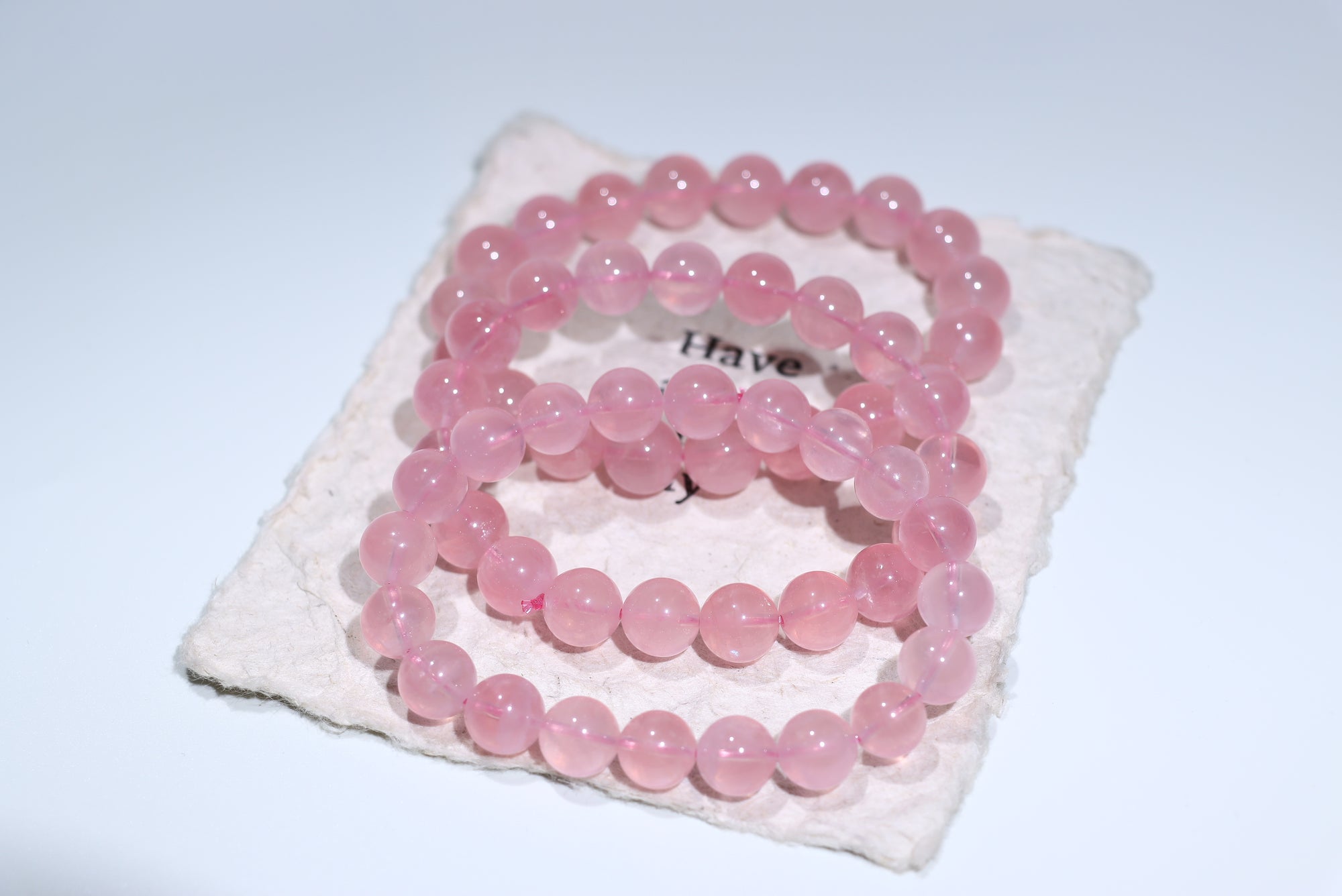 Rose Quartz Crystal Bracelet