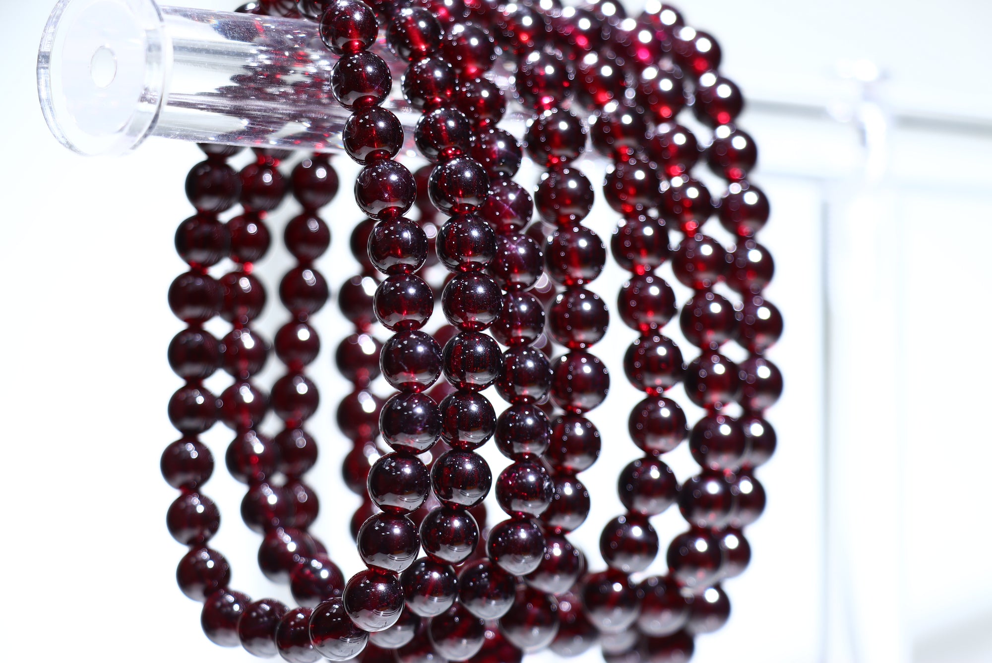 Garnet Crystal Bracelet