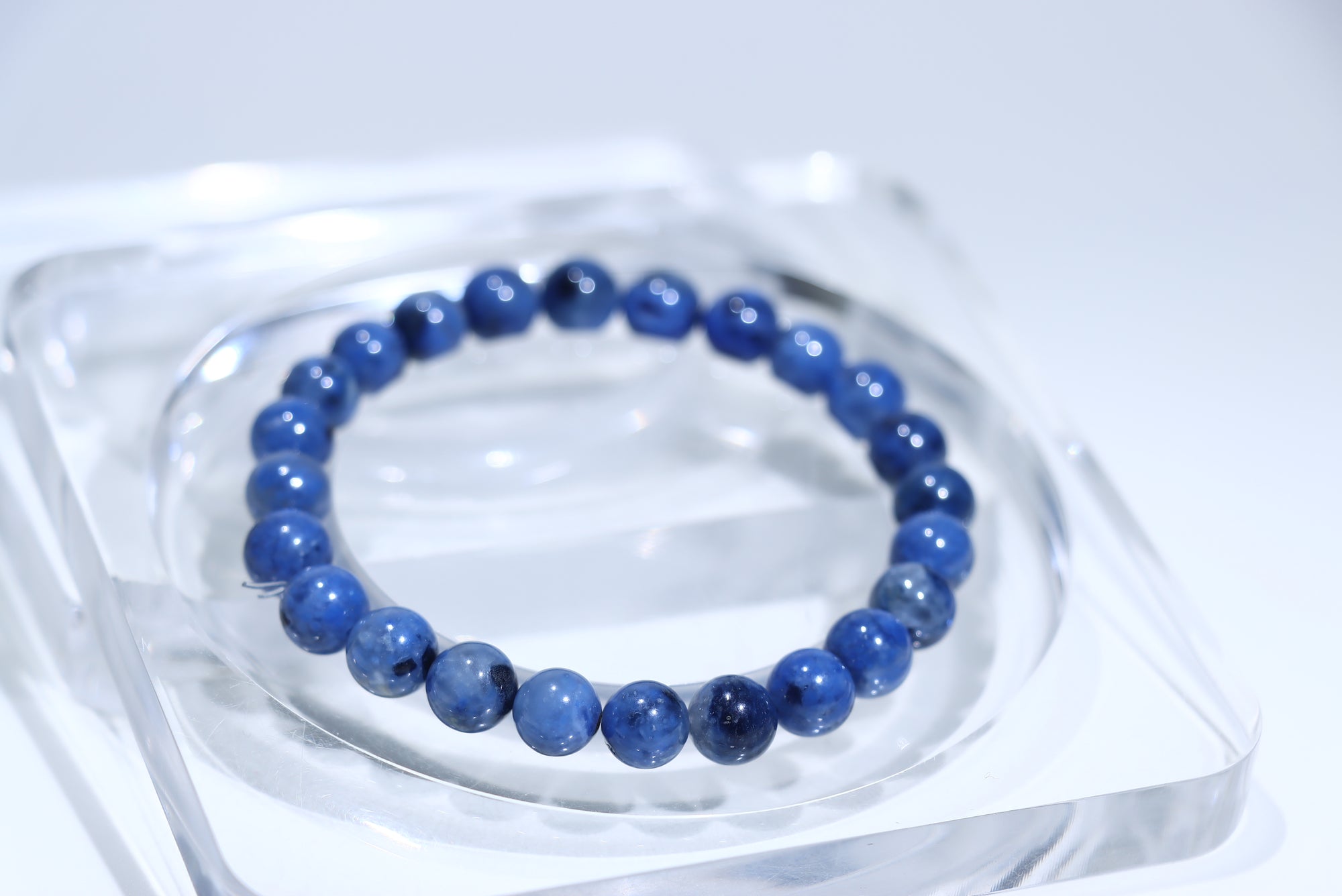 Blue Rutile Crystal Bracelet