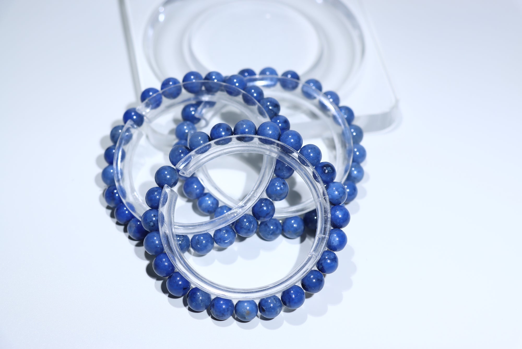 Blue Rutile Crystal Bracelet