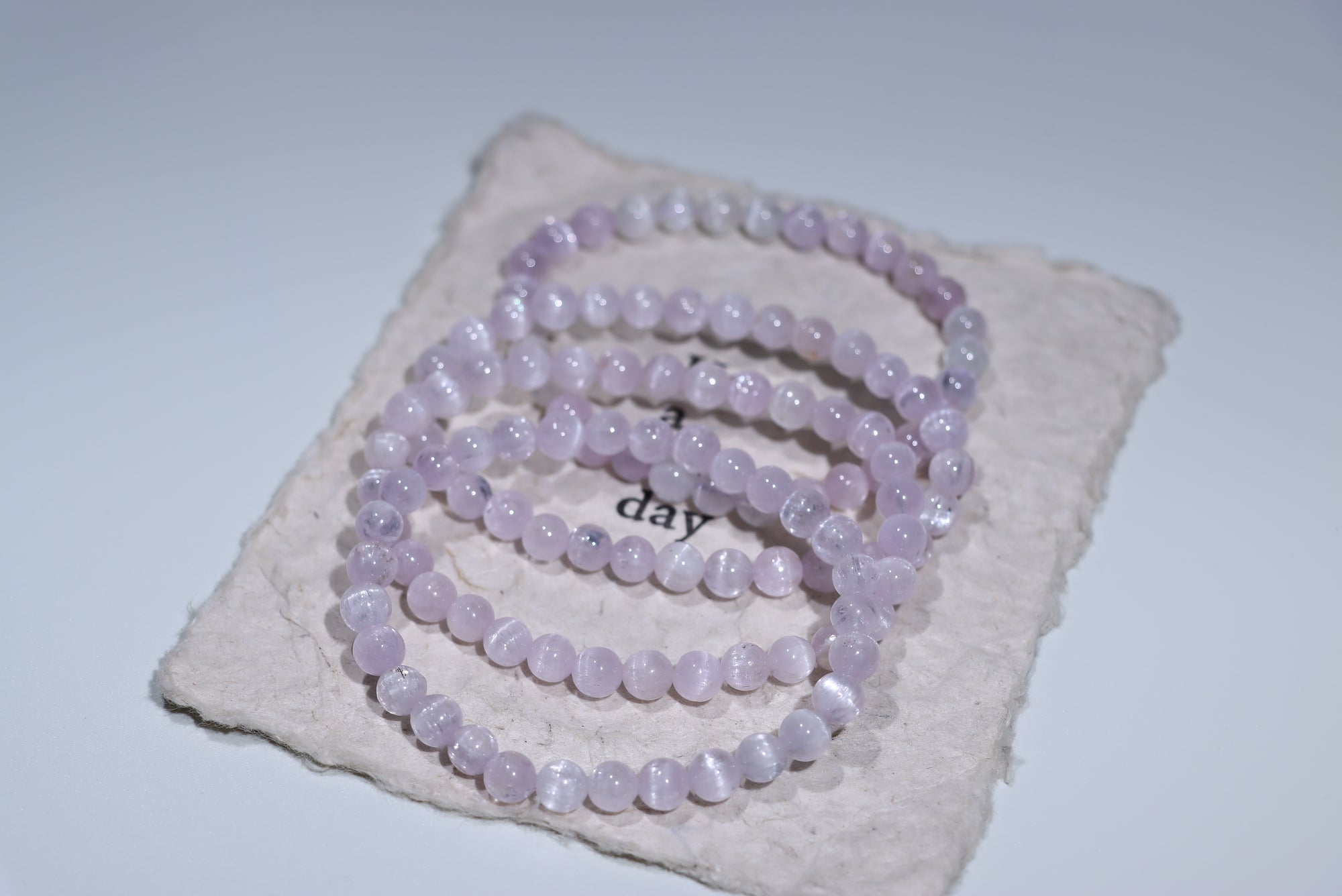 Kunzite Crystal Bracelet