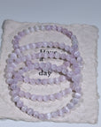 Kunzite Crystal Bracelet