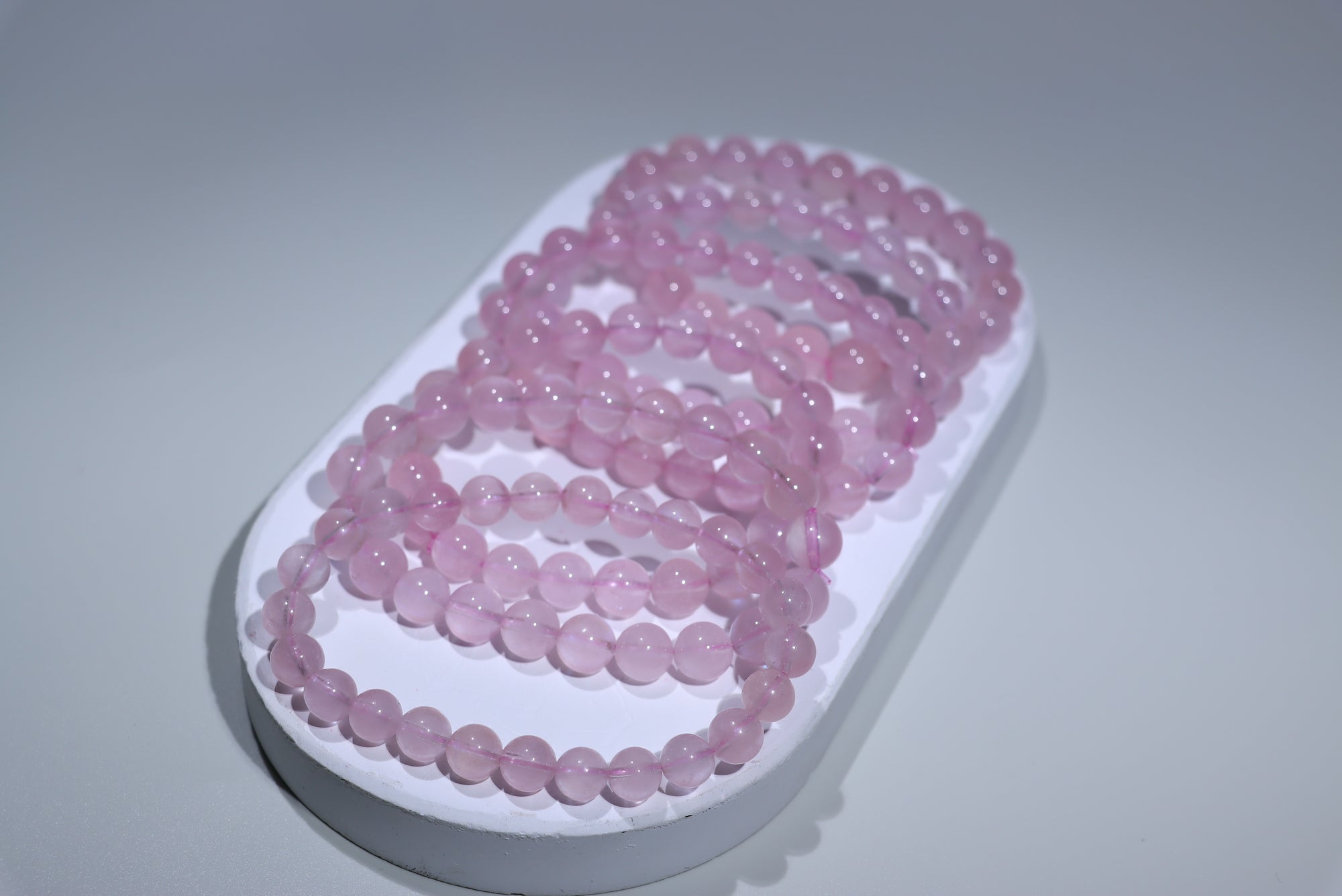 Pink Morganite Crystal Bracelet