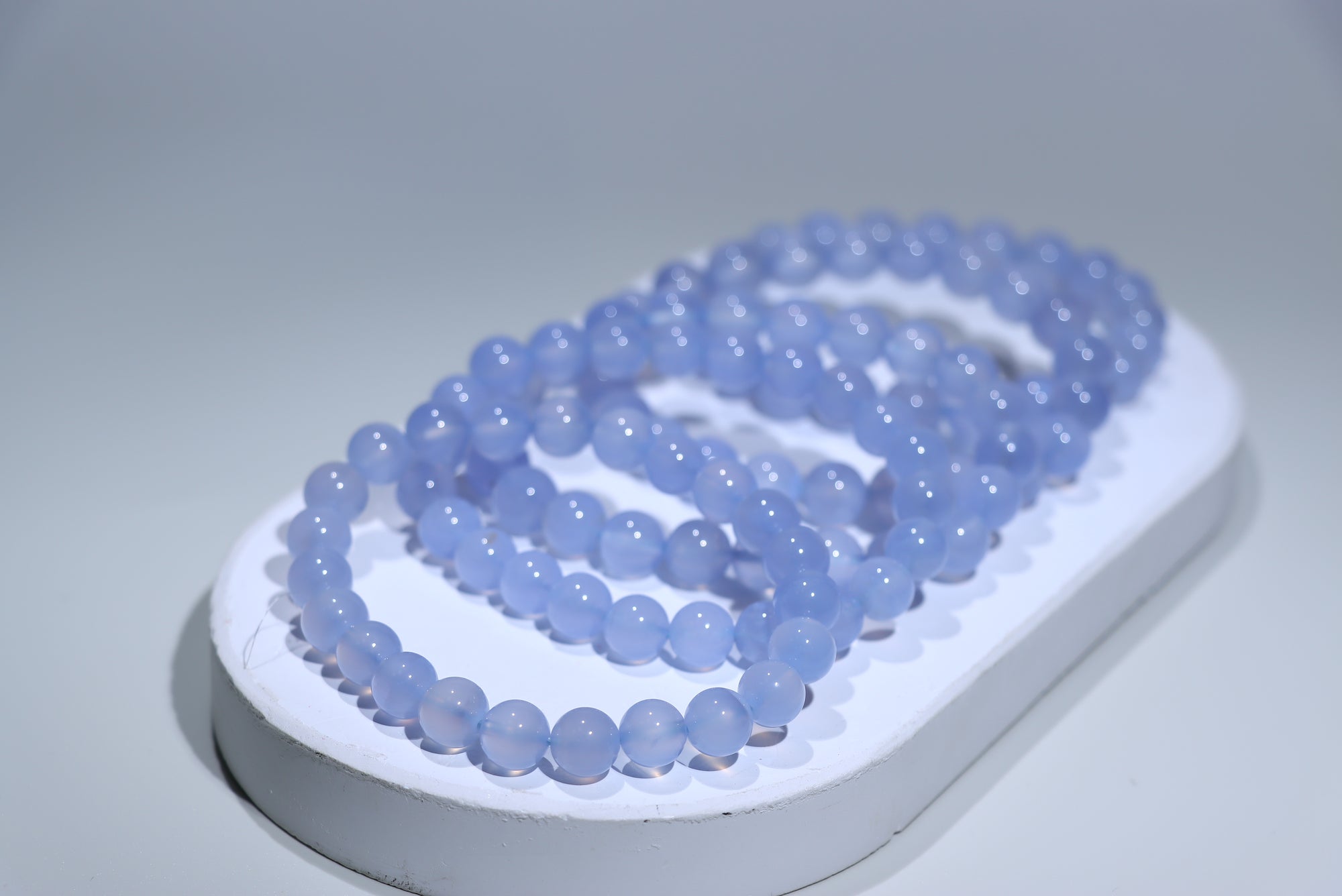 Bluechalcedony Crystal Bracelet