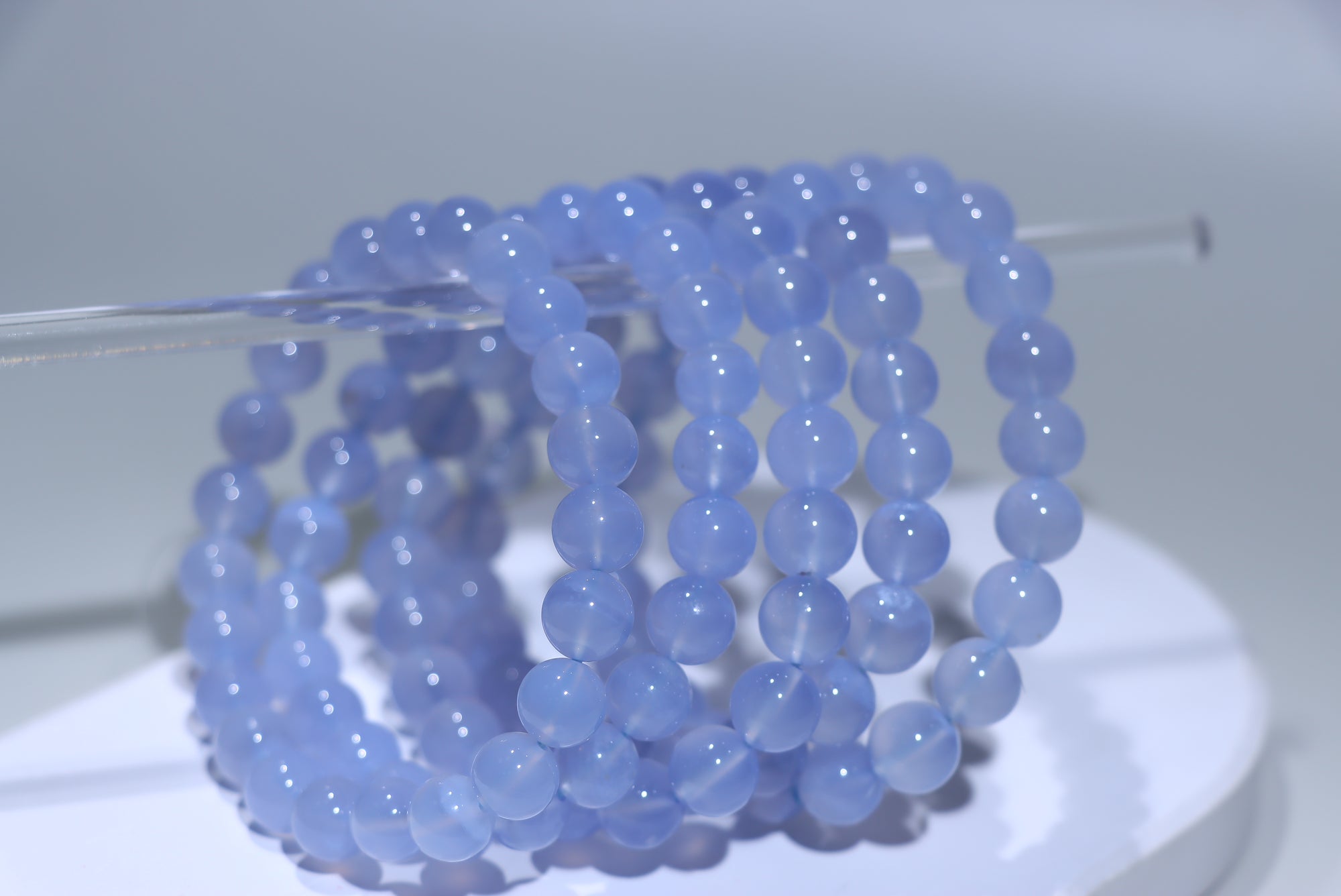 Bluechalcedony Crystal Bracelet