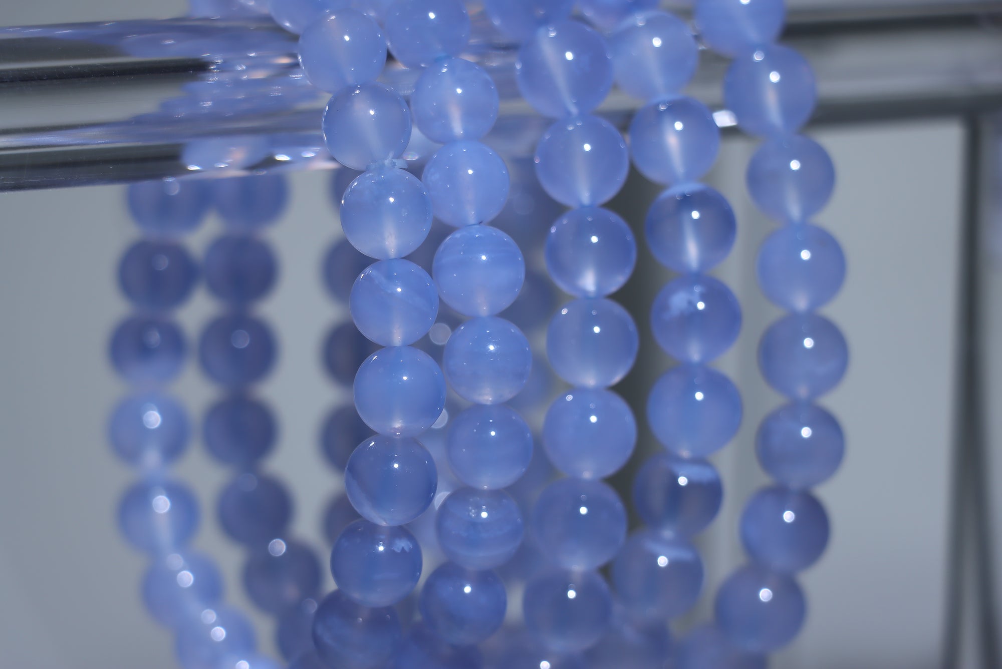 Bluechalcedony Crystal Bracelet