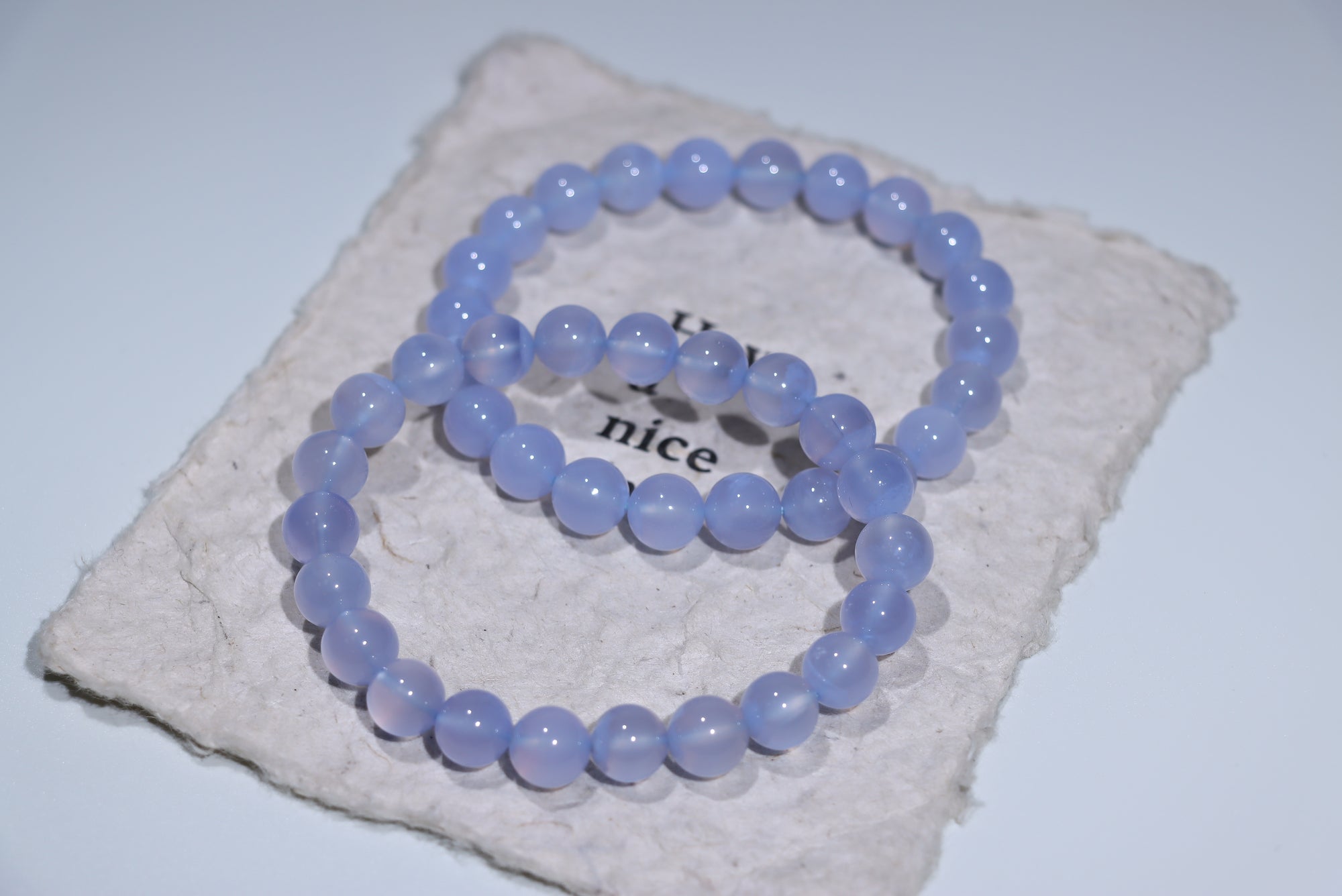 Bluechalcedony Crystal Bracelet
