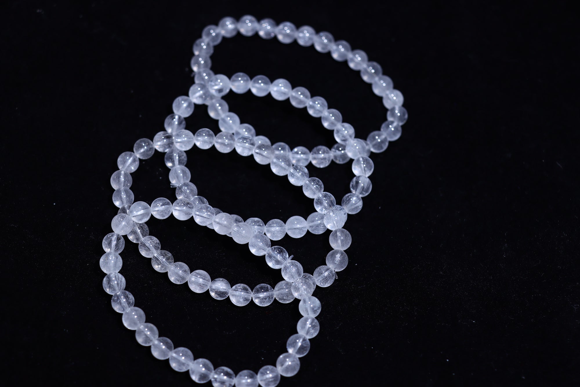 White Rutile Crystal Bracelet