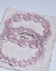 Rose Quartz Crystal Bracelet