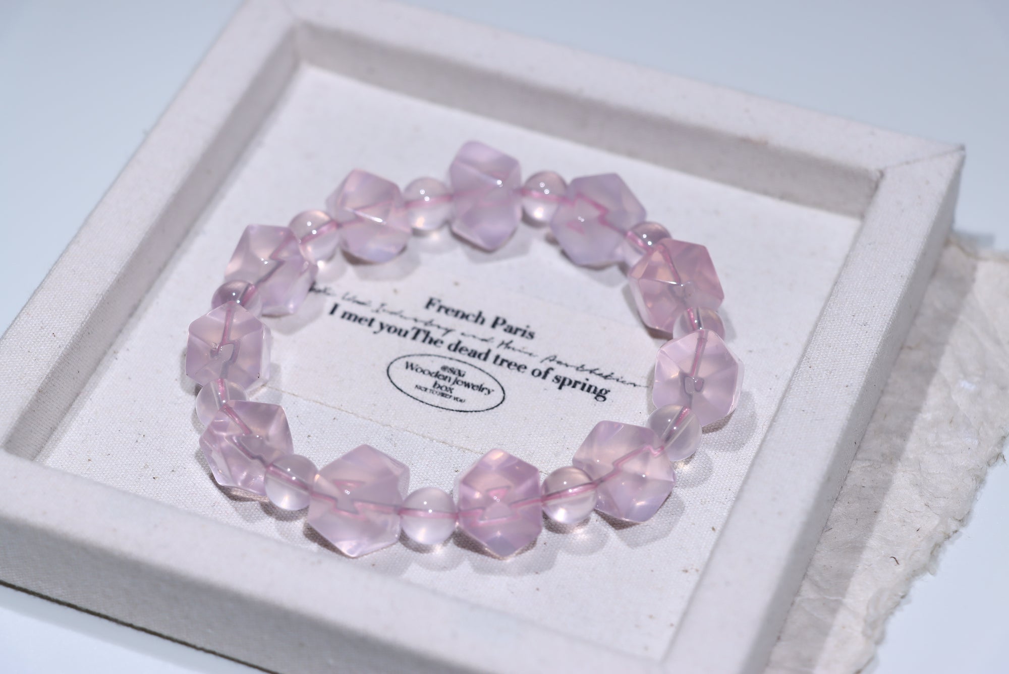 Rose Quartz Crystal Bracelet