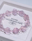 Rose Quartz Crystal Bracelet