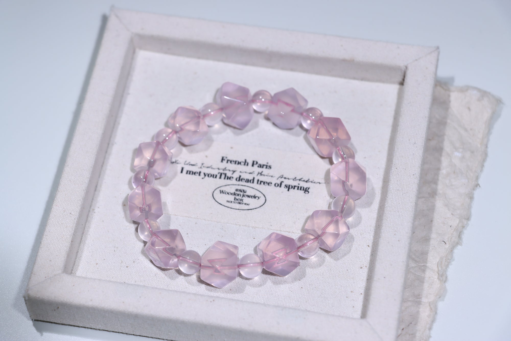Rose Quartz Crystal Bracelet