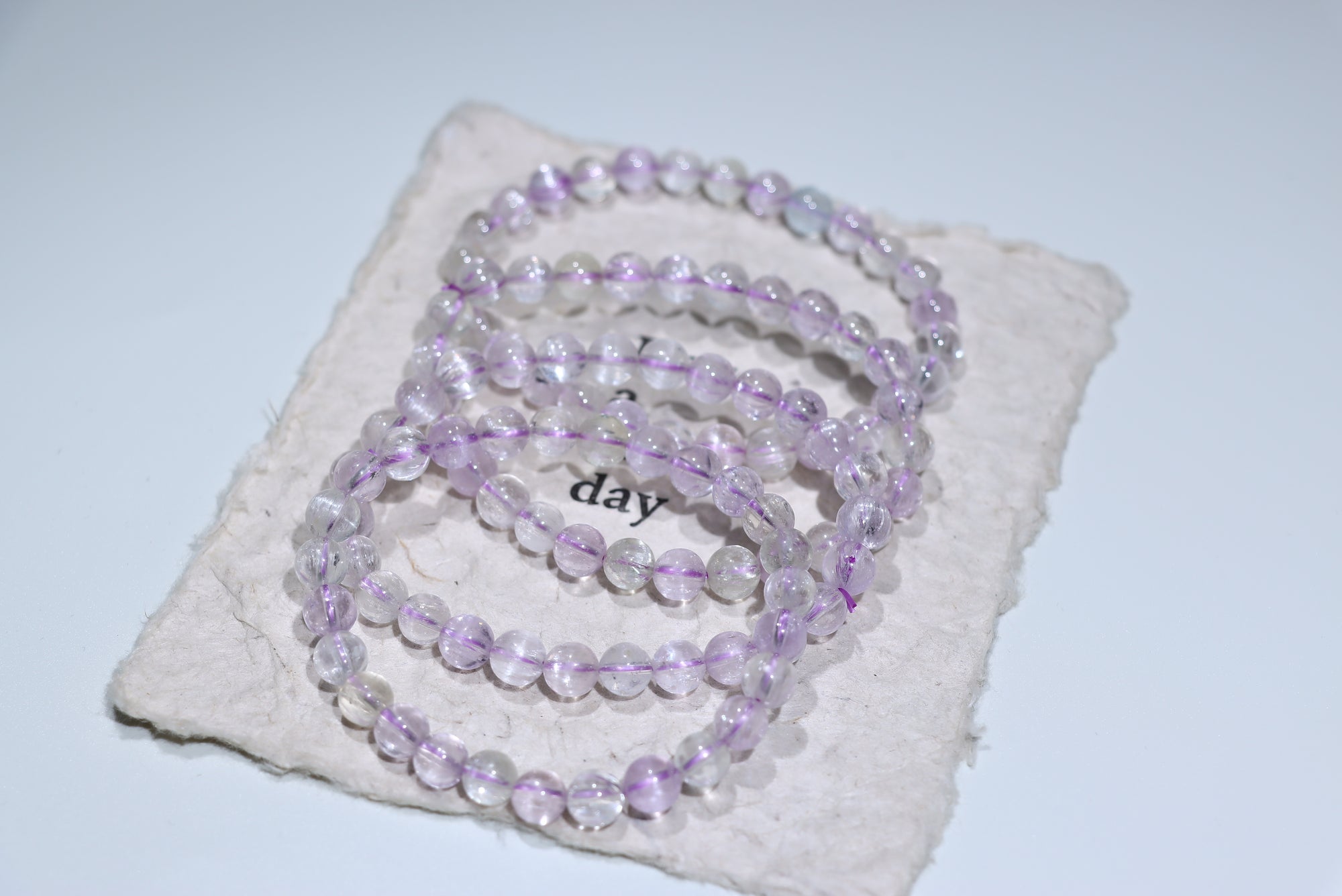 kunzite Crystal Bracelet