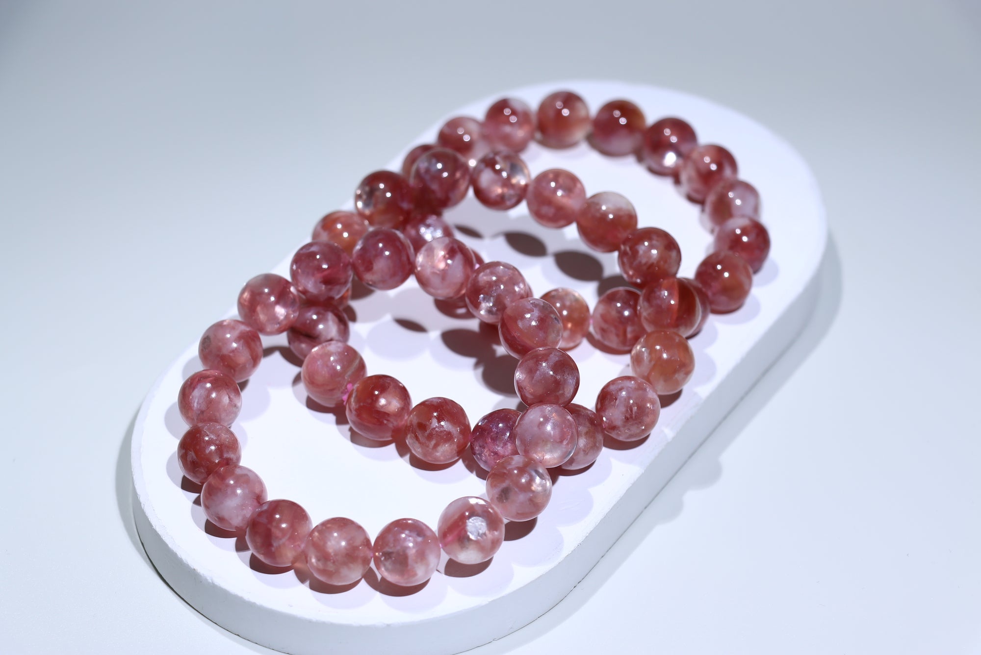 Pink Emerald Crystal Bracelet