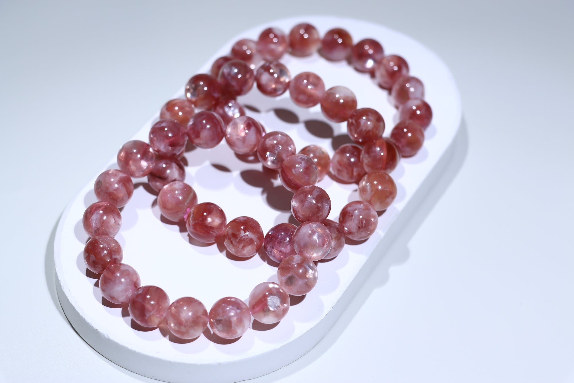 Pink Emerald Crystal Bracelet