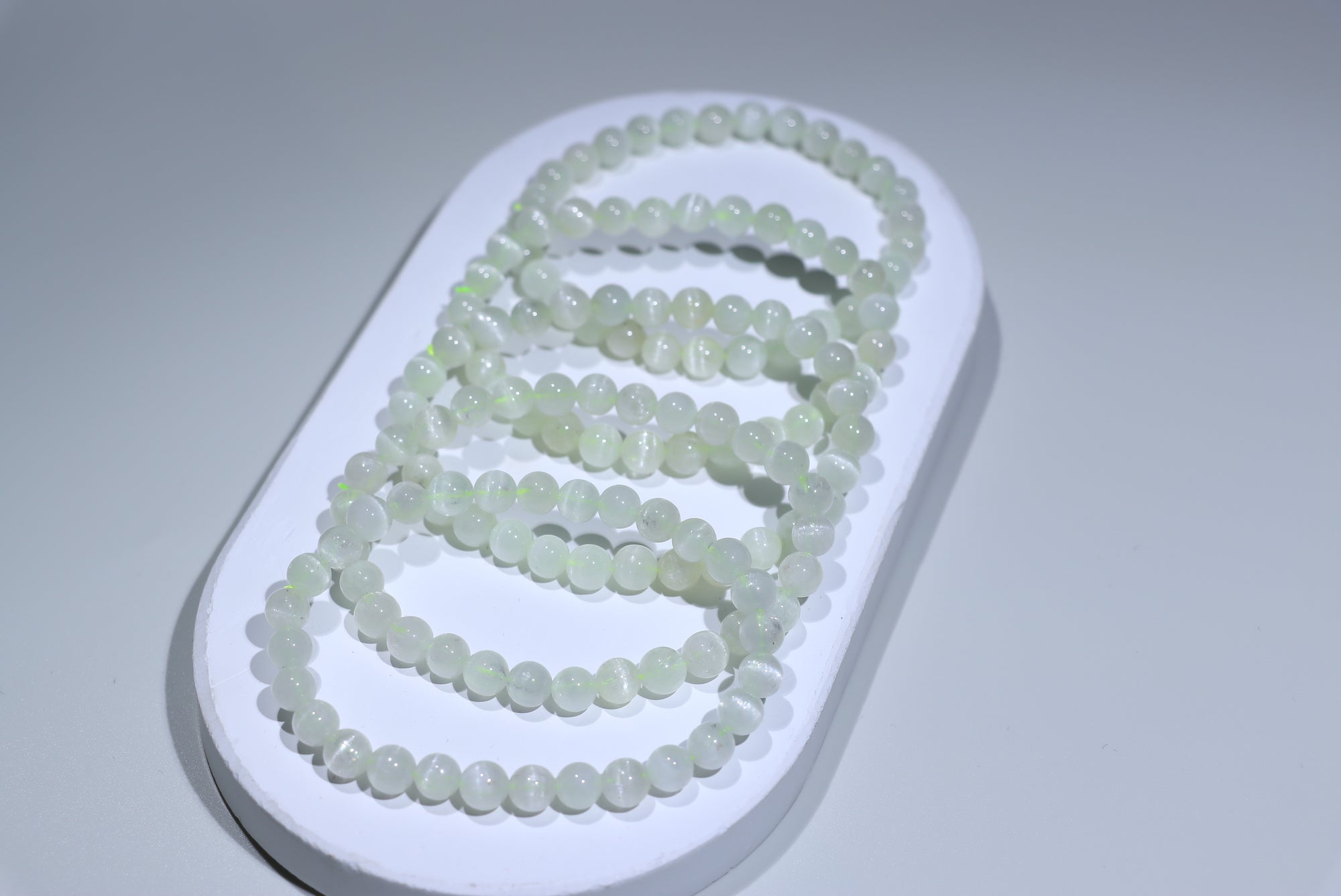 Green kunzite Crystal Bracelet