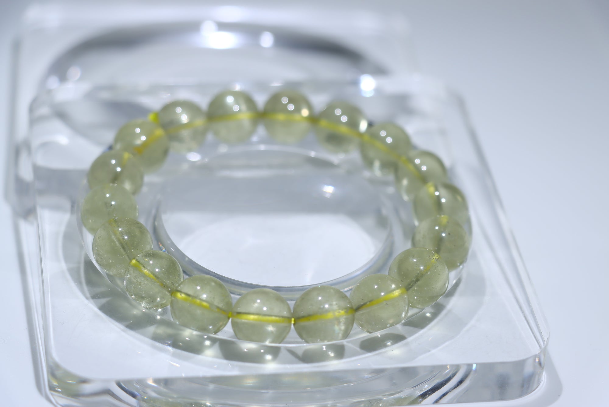 Libyan Desert Glass Crystal Bracelet