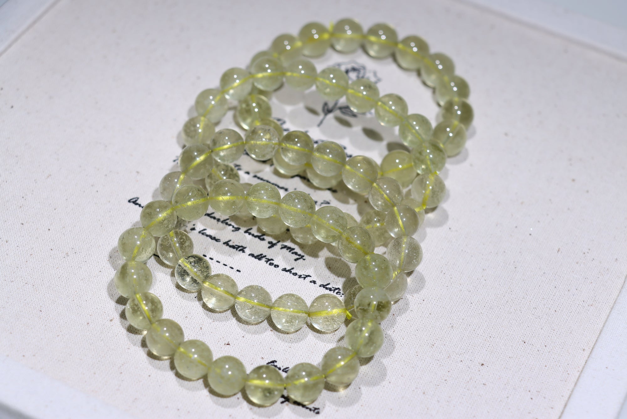 Libyan Desert Glass Crystal Bracelet