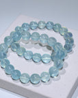 Green Aquamarine Crystal Bracelet