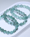Green Aquamarine Crystal Bracelet