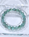 Green Aquamarine Crystal Bracelet