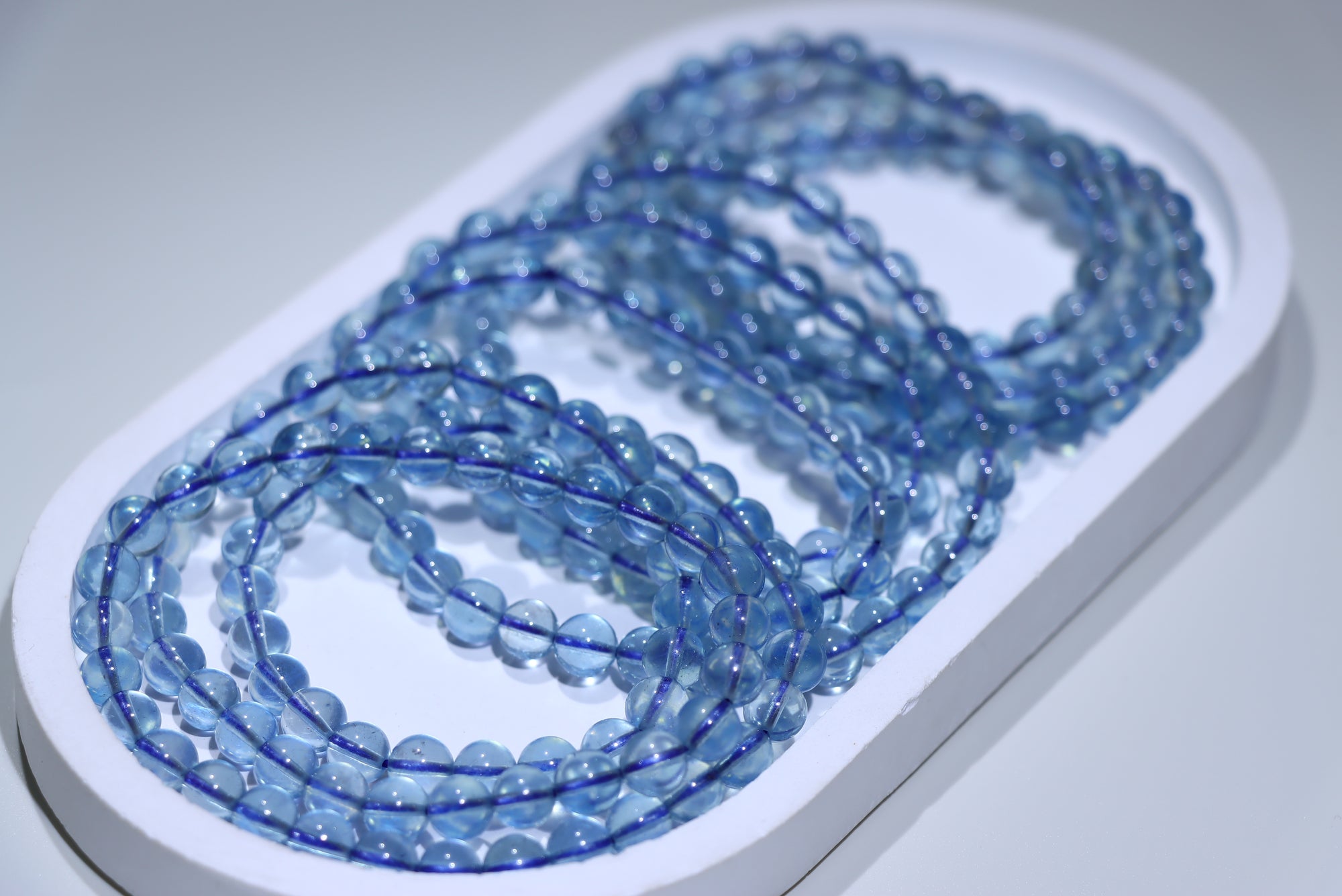 Aquamarine Crystal Bracelet