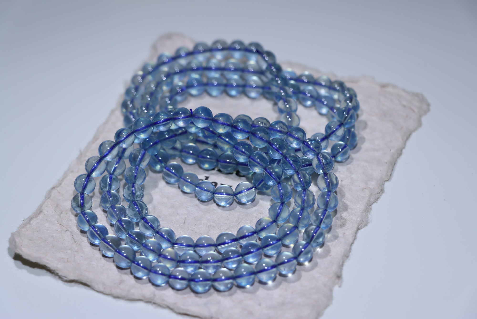 Aquamarine Crystal Bracelet