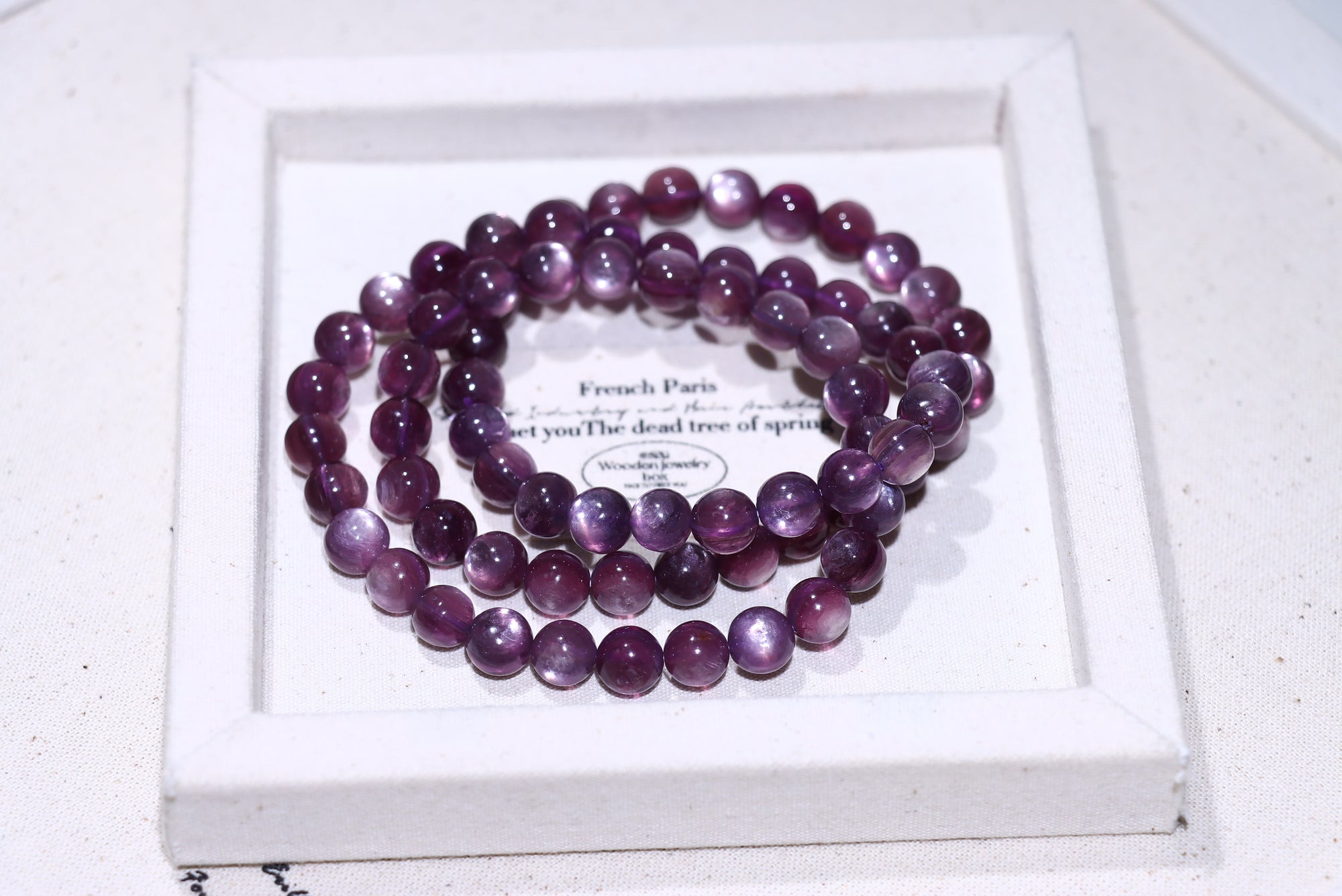 Pink  Lepidolite Crystal Bracelet