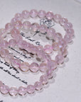 Pink Morganite Crystal Bracelet
