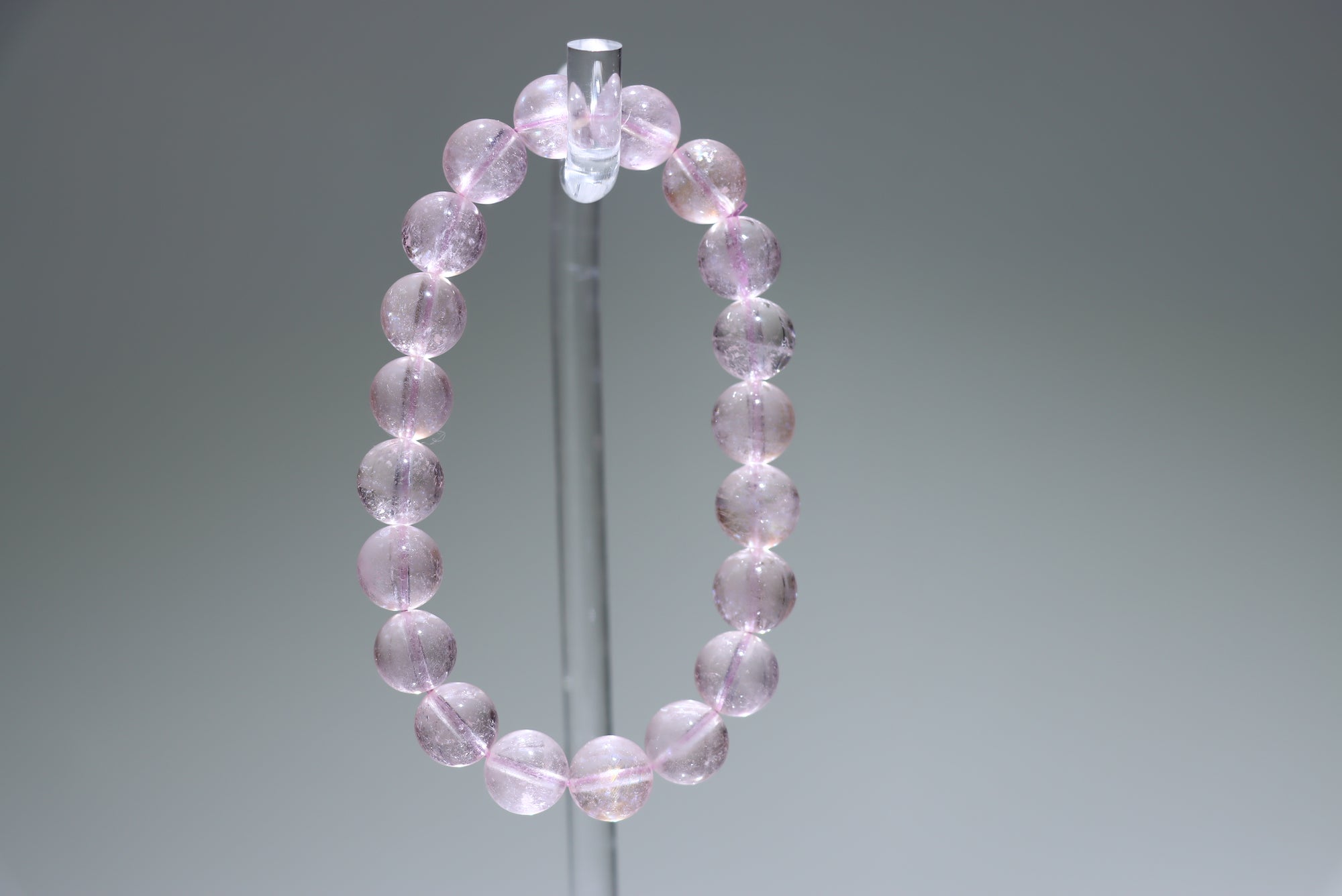 Pink Morganite Crystal Bracelet