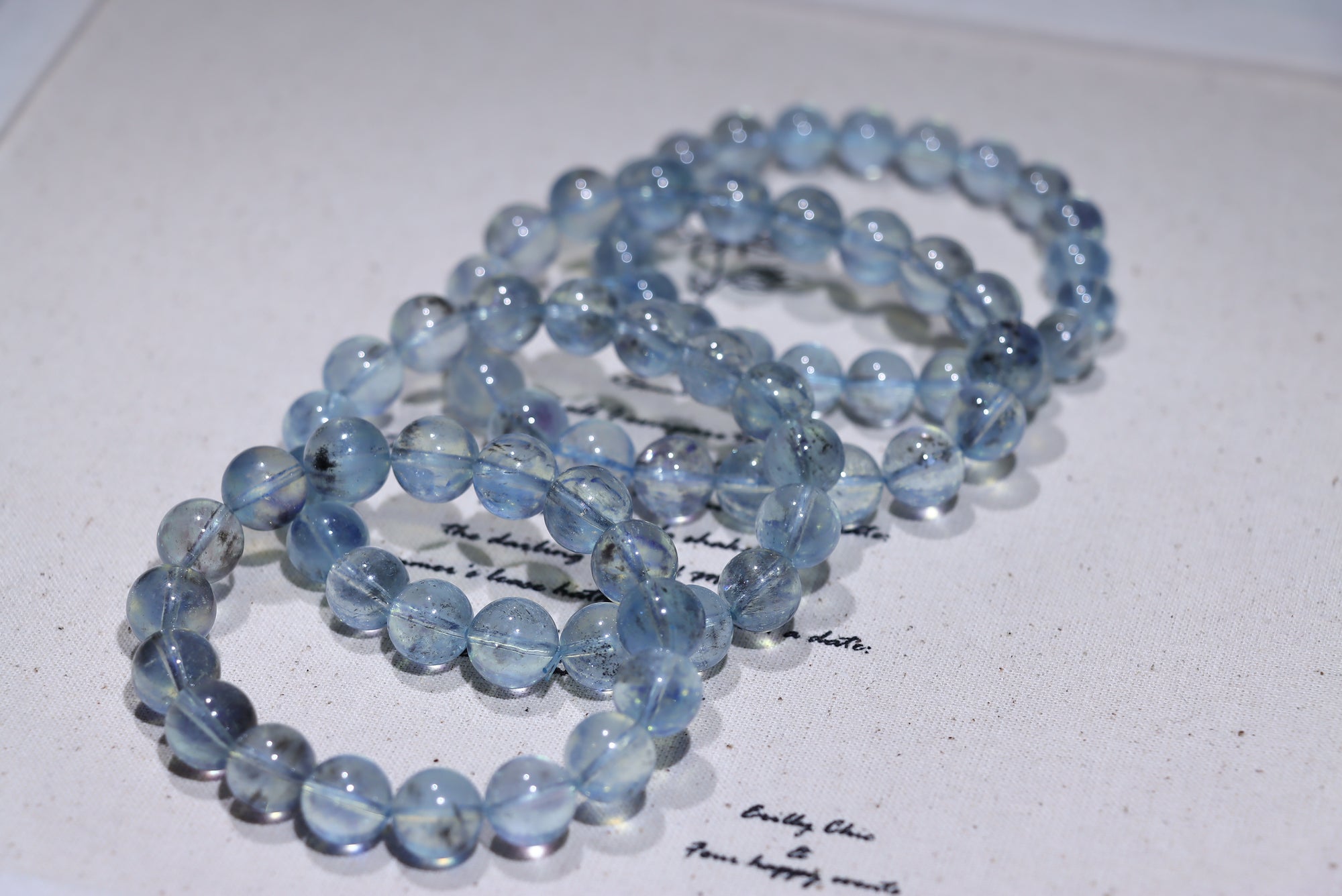 Aquamarine Crystal Bracelet