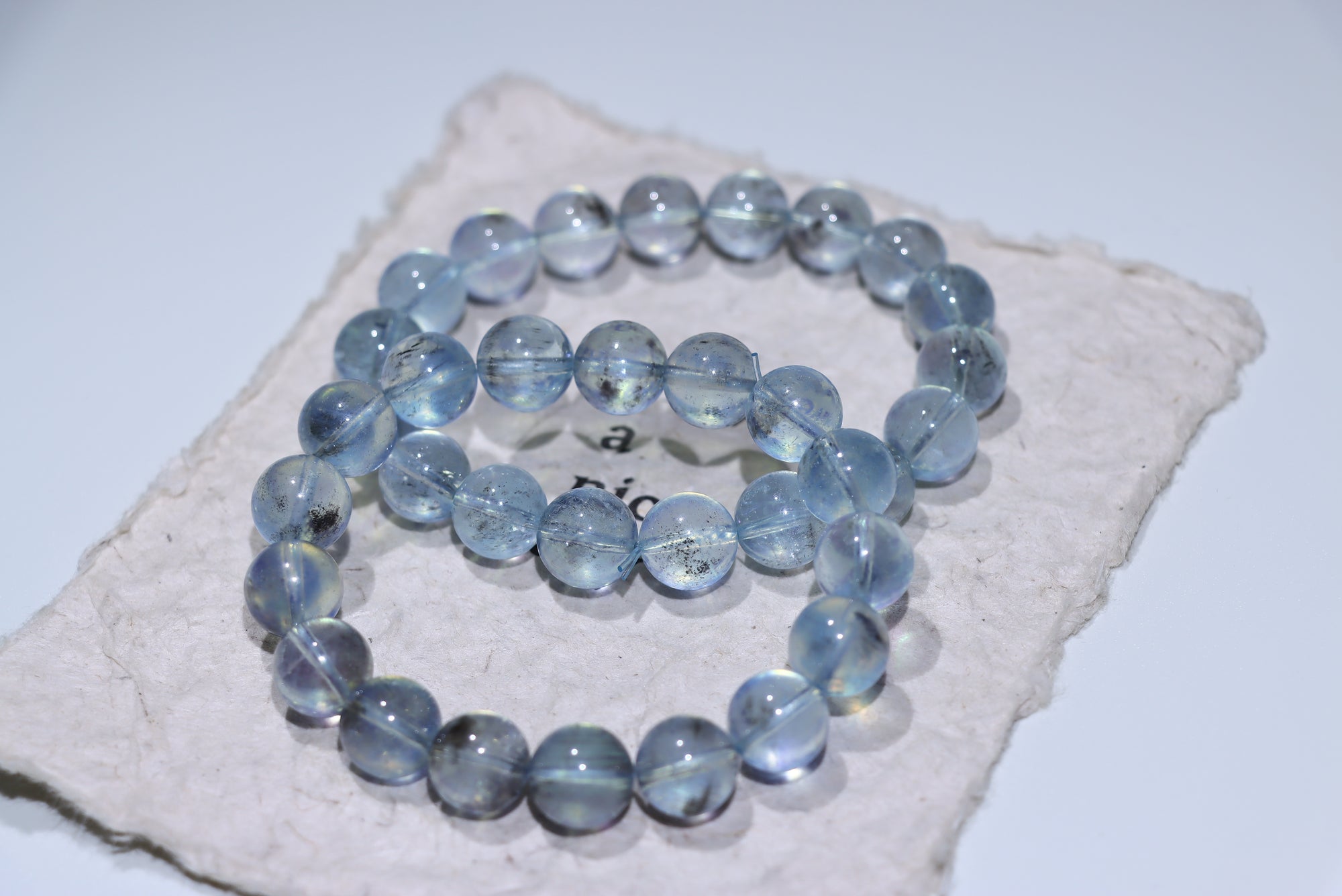 Aquamarine Crystal Bracelet