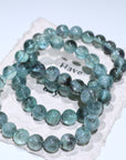 Green Aquamarine Crystal Bracelet