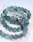 Green Aquamarine Crystal Bracelet