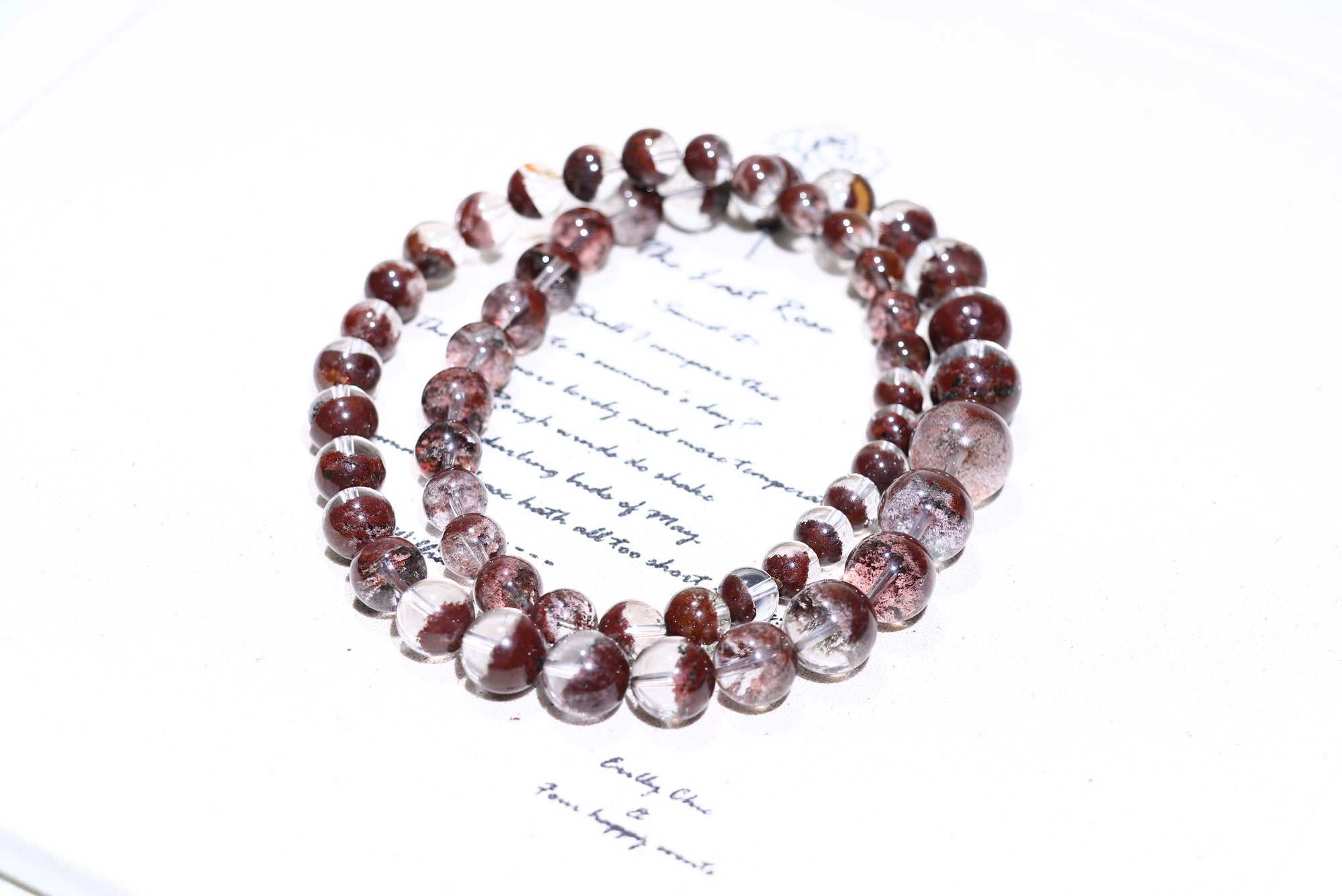 Red Phantom Quartz Necklace