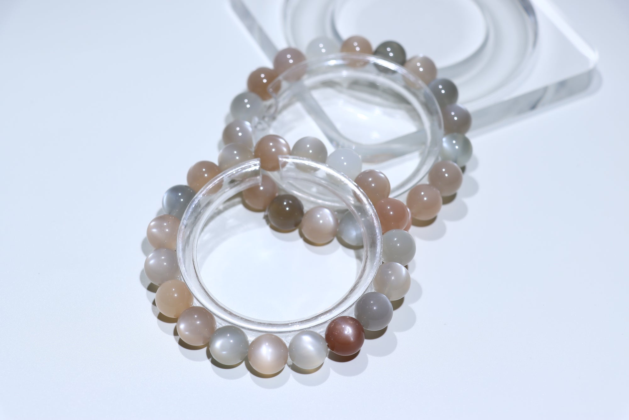 Orange Moonstone Crystal Bracelet