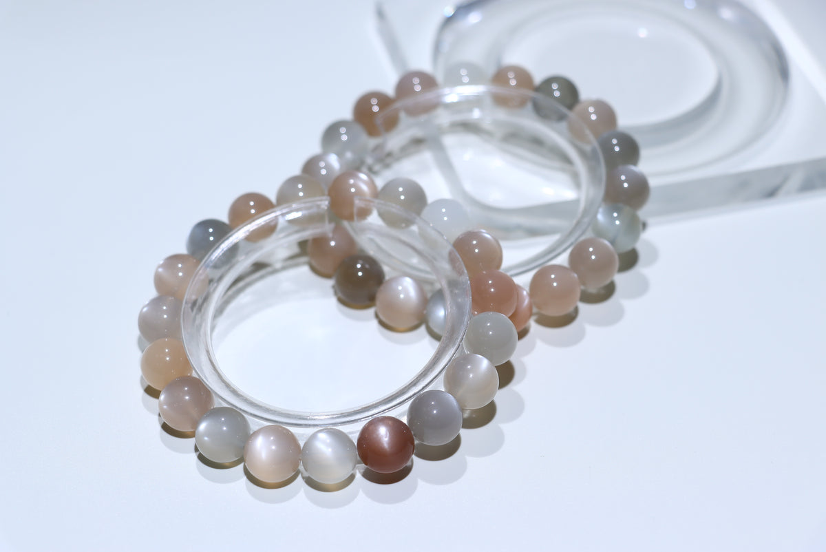 Orange Moonstone Crystal Bracelet