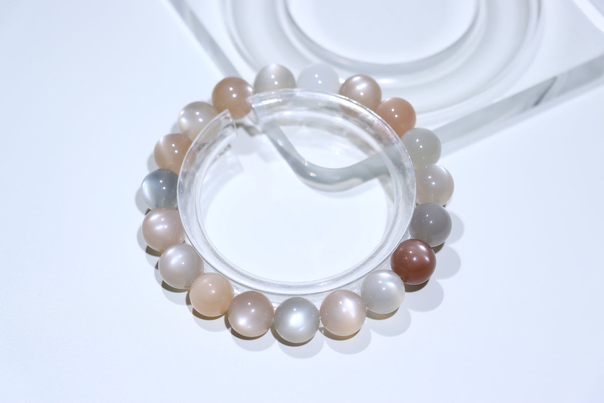 Orange Moonstone Crystal Bracelet