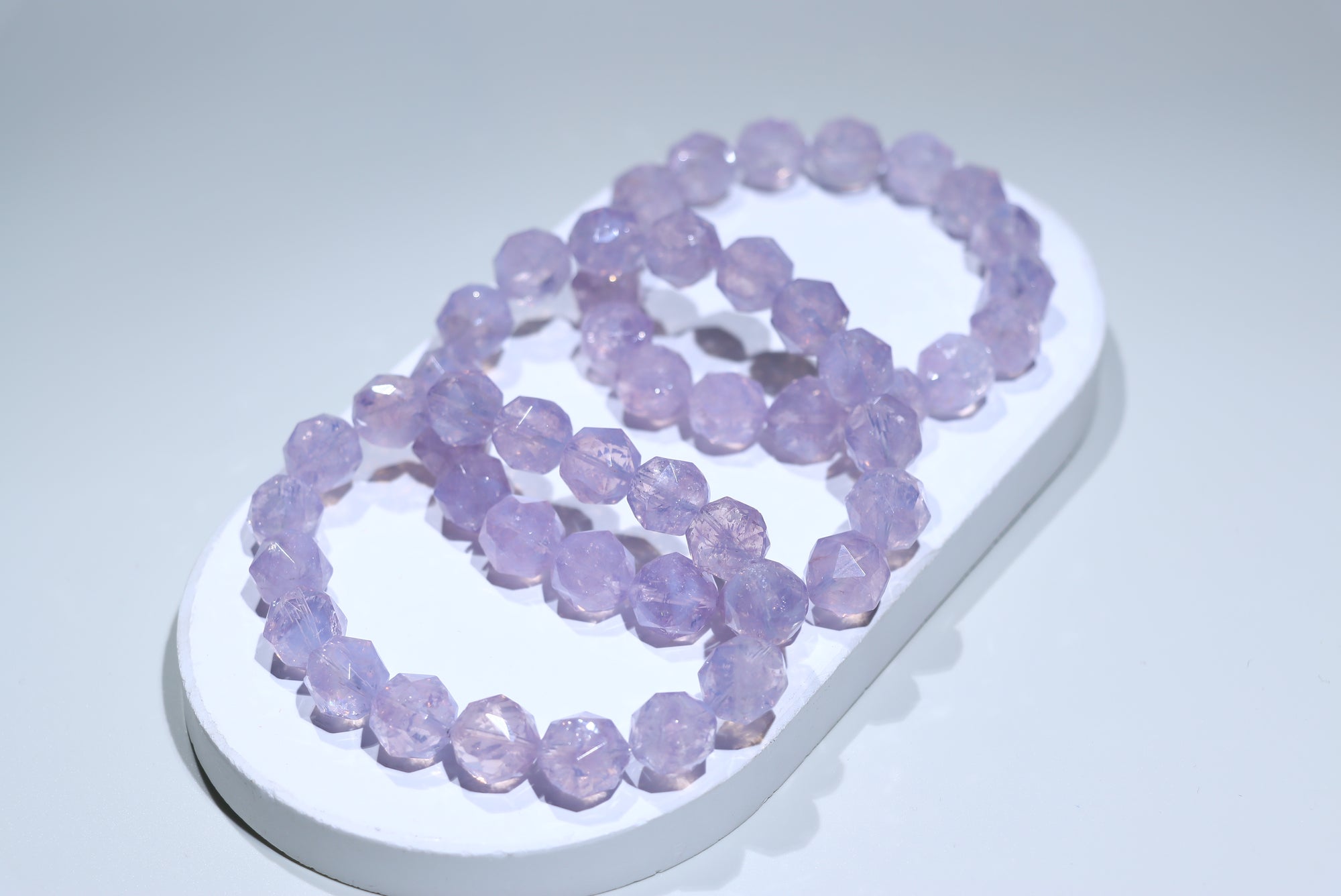 Levander moon stone Crystal Bracelet
